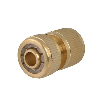 Image of Faithfull Brass Female Water Stop Connector 12.5mm (1/2in) FAIHOSEWC