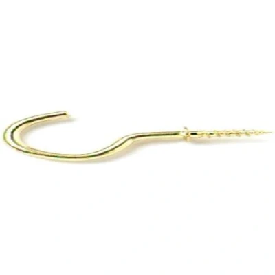 Image of Merriway® BH01115 (20 Pcs) EB Brass Plated Shouldered Cup Mug Hooks, 25 mm (1 inch) Pack of 20 Pieces
