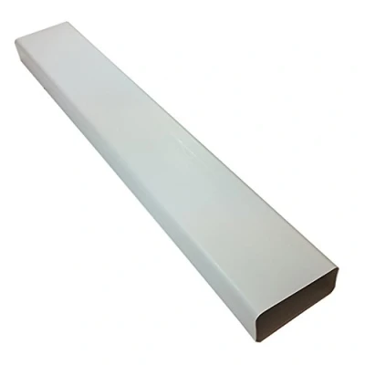 Image of Kair Rectangular Flat Ducting 150mm x 70mm 1 Metre Length Channel Pipe