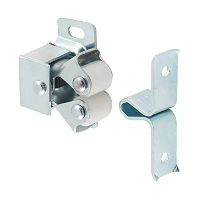 Image of 5x TIMCO Double Roller Catches Zinc DRP Pack of 2