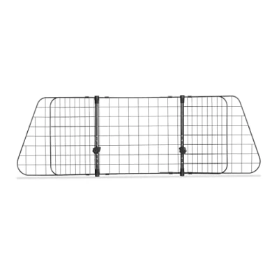 Image of Relaxdays Car Dog Guard Protective Grille Universal Large Adjustable Width Dimensions H x W 40 92 157 cm Black