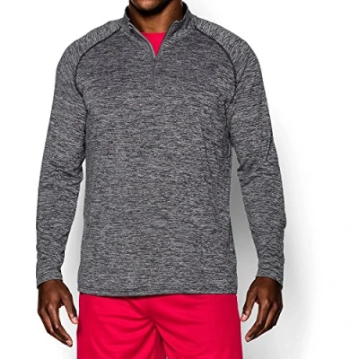 Image of Under Armour Men&#039;s Ua Tech 1/4 Zip Long Sleeve Shirt Black, Large
