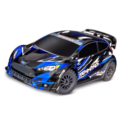 Image of Traxxas Ford Fiesta ST Rally 1/10 Scale 4X4 Car, Blue