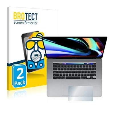 Image of brotect Screen Protector Anti Glare compatible with Apple MacBook Pro 16&quot; 2019 (Touch Trackpad) (2 Pack) Matte, Protection Film