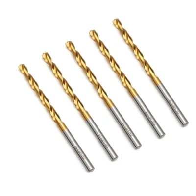 Image of HSAWBIT BOX OF 5 x 4.8MM M42 HSS DRILL BIT SET/METAL BITS FOR HARD METALS/COBALT STAINLESS STEEL, CAST IRON, Copper