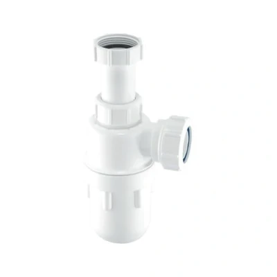 Image of McAlpine C10A Adjustable Inlet Bottle Trap 1.5 inch, White
