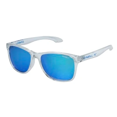 Image of O&#039;Neill OFFSHORE2.0 Sunglasses 113P Gloss Clear Crystal/Blue Mirror