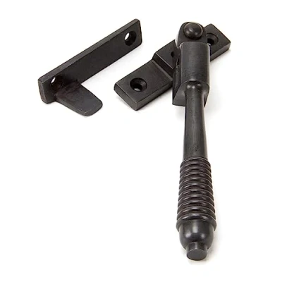 Image of From The Anvil Aged Bronze Night Vent Locking Reeded Fastener