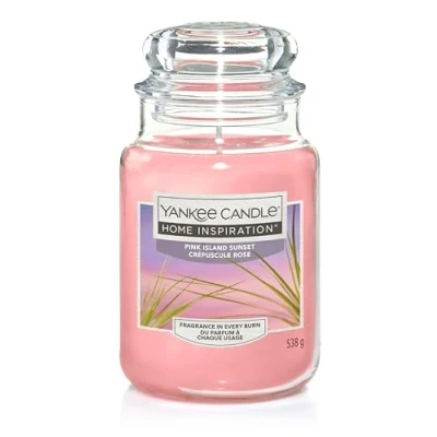 Image of Yankee Candle Island Sunset Tropical Fruits and Citrus Paradise Scent, Soothing Breeze of Large