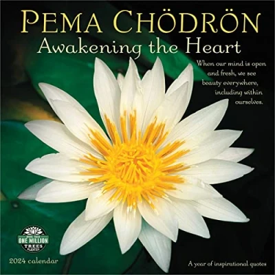 Image of Pema Chodron 2024 Calendar: Awakening the Heart a Year of Inspirational Quotes