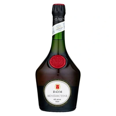 Image of Bénédictine D.O.M. French Liqueur, Made From a Secret Recipe of 27 Traditional Roots, Herbs &amp; Spices, Notes Light Honey, Citrus Soft Almond, 40% ABV, 70cl / 700ml