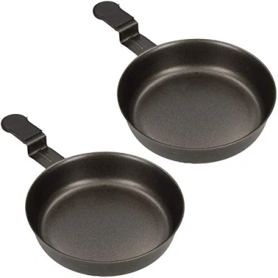 Image of SPARES2GO Grey Tray Compatible with Tefal Toast &#039;N&#039; Egg TT5500 Toaster (Pack of 2)