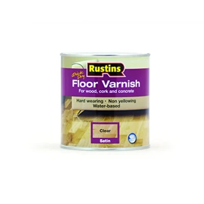 Image of Rustins Floor Varnish Clear Satin 1L