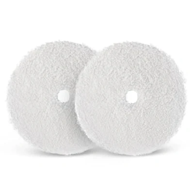 Image of SPTA Microfibre Polishing Pad, 2 Piece 5 Inch Application Sponge, Wax Applicator Pad for Waxes, Car Polishing, Instead of Machine (2 Pieces 125 mm)