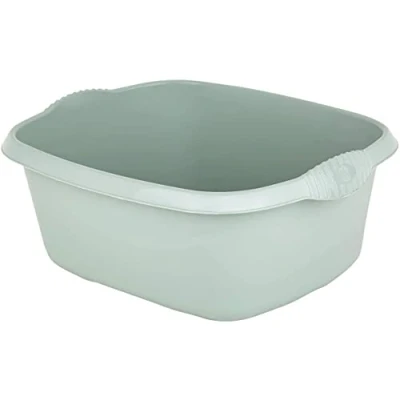 Image of Whatmore 2 x Silver Sage High Grade Rectangular Rectangle Washing Up Bowl Basin