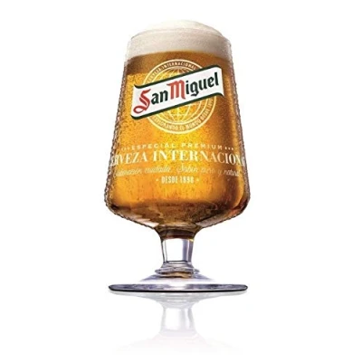 Image of County Engraving Personalised Engraved 1 Pint Glass Made from A San Miguel Chalice Enter Your Own Custom Text