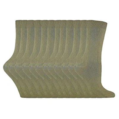 Image of Sock Snob Womens Plain Cotton Rich Socks