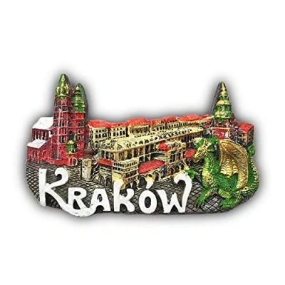 Image of 3D Krakow Poland Refrigerator Magnet Tourist Souvenirs Stickers,Home &amp; Kitchen Decoration Fridge From China