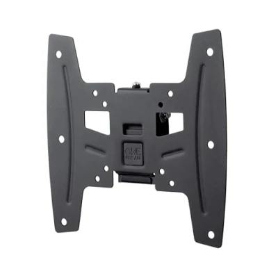 Image of One For All TV Bracket Tilt (15) Wall Mount Screen size 19 42 Inch types of TVs (LED LCD Plasma) Max Weight 50kgs VESA 75x75 to 200x200 Free Toolbox app Black WM4221