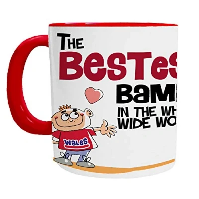 Image of &#039;Bestest Bampi in The World&#039; Mug (boy) Welsh Mugs