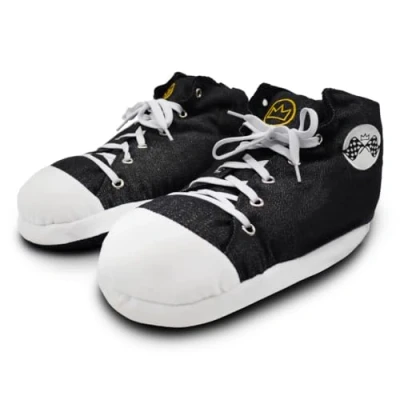 Image of Cello Baffies&#039; Krazy Kicks Small Sports Pro Jordan Slippers, Stylish Sneaker Slippers &amp; Big Mens Novelty with Memory Foam, Trainer Football Slippers.