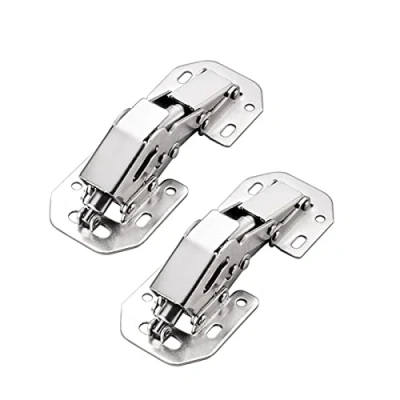 Image of Qrity 2 Packs of Soft Close Hinges Kitchen Cabinet Door Concealed Hydraulic Cupboard Hinges, 90 Degree Hidden