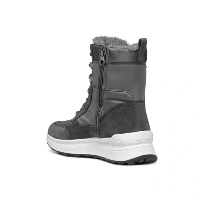 Image of Geox Spherica Actif X2 Winter boots, Women&#039;s, Size: 6, Dark grey Leather and textile