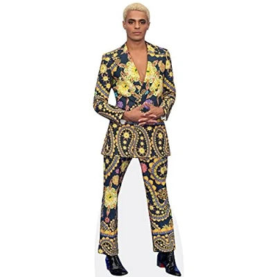 Image of Layton Williams (Pattern Suit) Mini Size Cutout