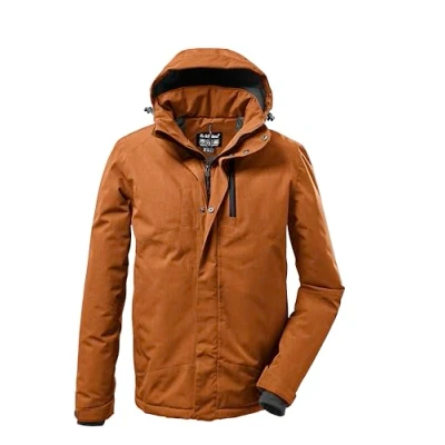 Image of Killtec KOW 161 MN JCKT 37589 000 Men&#039;s Functional Jacket with Zip Off Hood Burnt Orange S