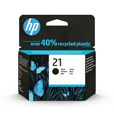 Image of HP C9351AE 21 Original Ink Cartridge, Black, Single Pack