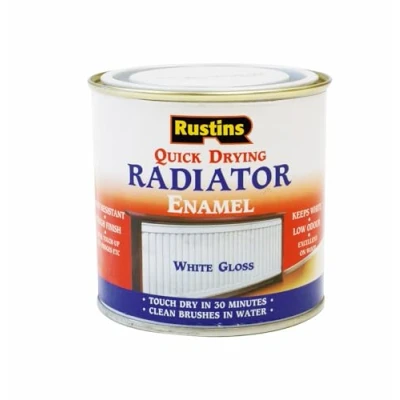 Image of RUSTINS Quick Drying Radiator Enamel Gloss 250ml