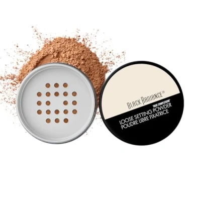 Image of Black Radiance True Complexion Loose Setting Powder, Honeymoon, 0.64 Ounce