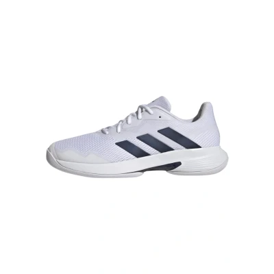 Image of adidas Performance Courtjam Control Carpet court tennis shoes, Men&#039;s, Size: 12, White shoes