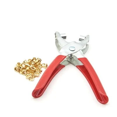 Image of SUOYATE Eyelet Fabric Punch Pliers Leather Canvas Hole Puncher Tool Grommet Plier Button