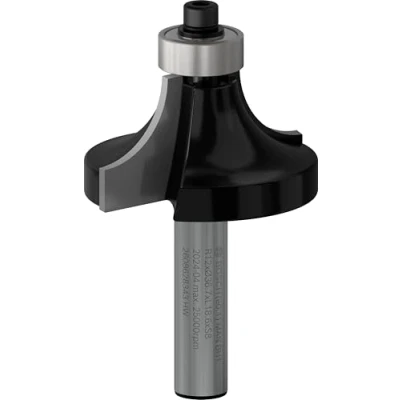Image of Bosch 2608628343 Rounding Router Bit, 0 V, Silver, 8 x 36.7 60 mm