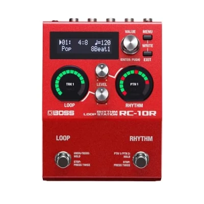 Image of BOSS Rc 10R Next Generation Rhythmic Loop Station, for Modern Song Performers,Red
