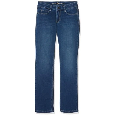 Image of MAC Women&#039;s Dream Straight Jeans, Blue, W36/L30 (Manufacturer Size: W36/L30)