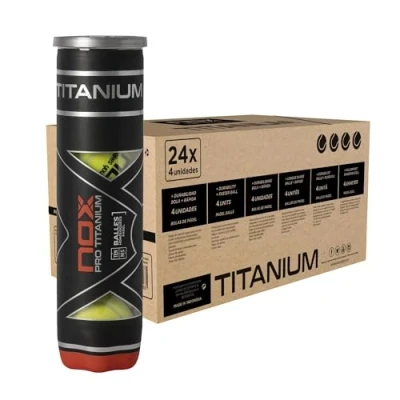 Image of NOX Drawer 24 Boats of 4 Pro Titanium Padel Balls