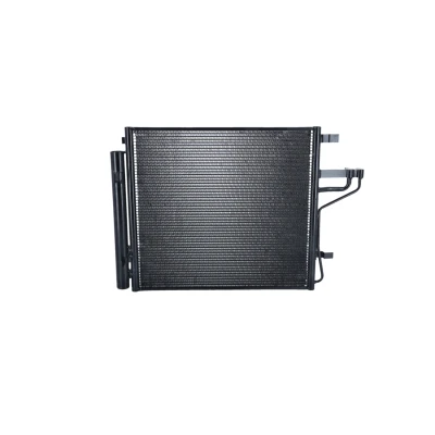 Image of 97606G6050 Condenser NRF 350387 with dryer, seal ring 17mm 12,7mm 432mm KIA: Picanto III