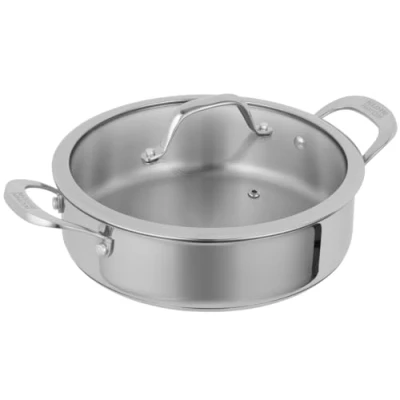 Image of Kuhn Rikon Allround 24cm/3L Uncoated Shallow Casserole