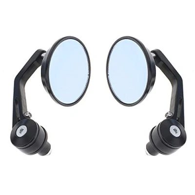 Image of Mintice Motorcycle Rear View Side Mirror Aluminum 22mm 25mm Handlebar End Scooter ATV