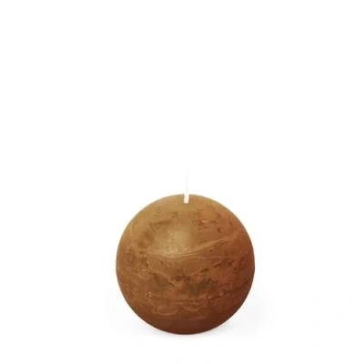 Image of Spaas Rustic Ball Candle 80 mm 24h, Cognac