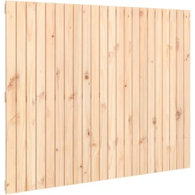 Image of vidaXL Wall Headboard 140x3x110 cm Solid Wood Pine