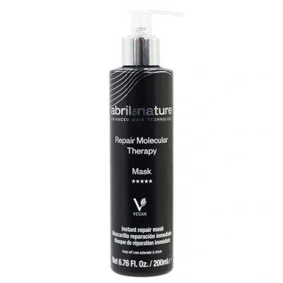 Image of abril et nature Professional Mask Molecular Therapy For Damaged, Overprocessed, or Aging Hair Restructures, Repairs, and Fills the Fiber Nourishing Hydrating Vegan 200 ml