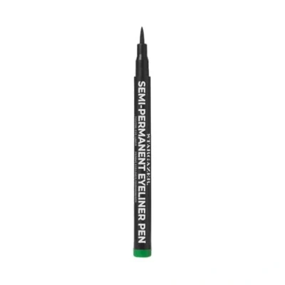 Image of Stargazer Semi Permanent Vegan Eye Liner 3. Up To 24 Hour Strong Dark Green Water Proof In A Fine Line Pen.