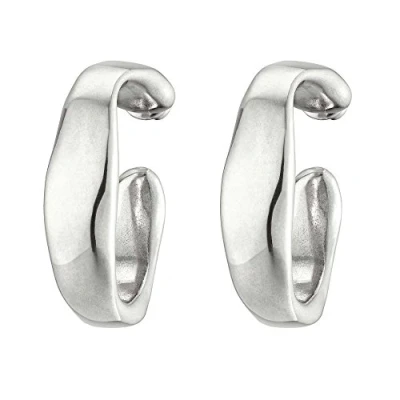 Image of Uno De 50 PEN0428MTL0000U Women&#039;s Creole Earrings Silver Plated, Metal, No Gemstone