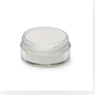 Image of Ultra Fine Glitter/Nail Art Floristry Dust/Wine Glass &amp; Crafting Glitters/Card Making Supplies / 0.008&quot; Pack of Glitter 10g 25g 50g 100g (White Iridescent, 50g)