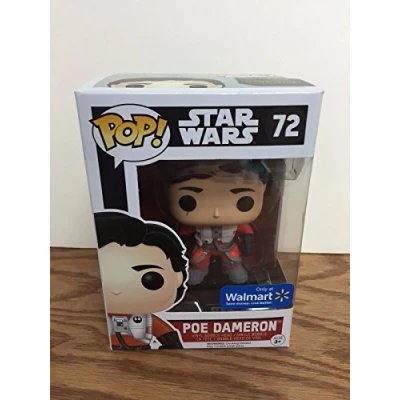 Image of Funko 6230 Star Wars &quot;Pop Bobble E7 TFA Poe Dameron Figure with/without Helmet