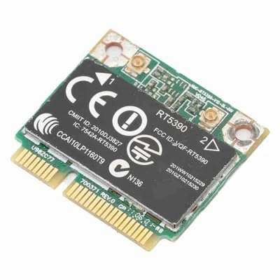 Image of Annadue wireless network card for HP, RT5390 SPS ： 630703 001 Half Mini PCIE 802.11N WLAN adapter card.