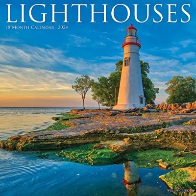 Image of Lighthouses 2024 12 X Wall Calendar